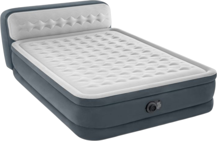 Materac dmuchany Intex do spania z pompką dwuosobowy 236 x 152 cm (64448) (6941057422992) - obraz 1