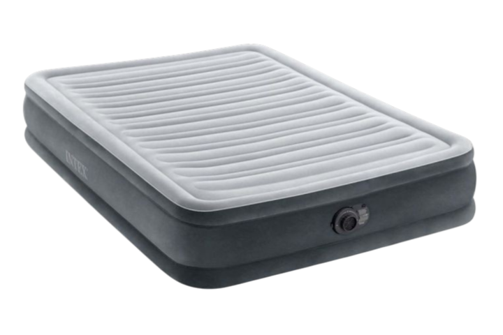 Materac dmuchany Intex do spania z pompką automatyczną dwuosobowy 191 x 137 cm (67768) (6941057423036) - obraz 1
