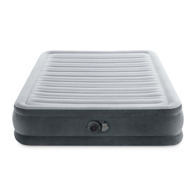 Materac dmuchany Intex do spania z pompką automatyczną dwuosobowy 191 x 137 cm (67768) (6941057423036) - obraz 2
