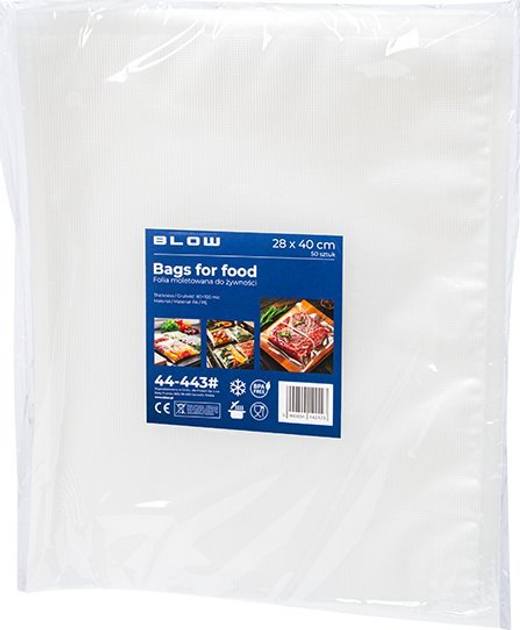 Woreczki strunowe z suwakiem Blow 28 x 40cm 50 szt (5900804142423) - obraz 1