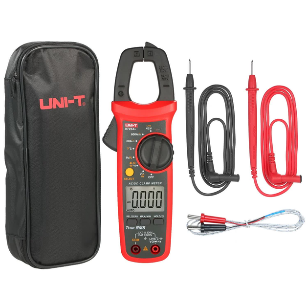 Токовые клещи для постоянного тока Uni-t UT204+ DC/AC - Фото 1 Токовые клещи для постоянного тока Uni-t UT204+ DC/AC - изображение 1