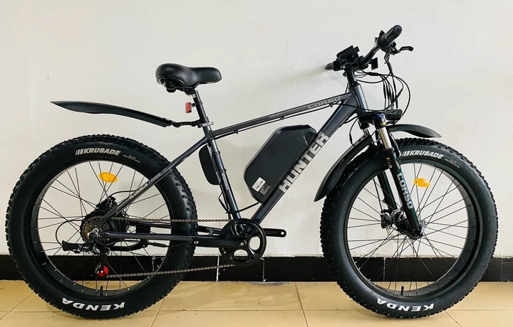 Электровелосипед Corso Hunter HT-76285: 26" колеса, 19" алюминиевая рама, 500W мотор, Shimano 7 скоростей - Фото 3 Электровелосипед Corso Hunter HT-76285: 26" колеса, 19" алюминиевая рама, 500W мотор, Shimano 7 скоростей - изображение 3