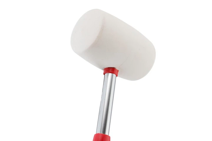 Киянка Intertool 680 г х 80 мм біла ручка метал (HT-0235) - зображення 3
