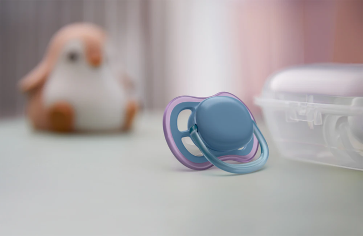 Пустушка Philips Avent Ultra Air 6-18 м SCF085/34 Рожева/Синя 2 шт (8720689016520) - зображення 3
