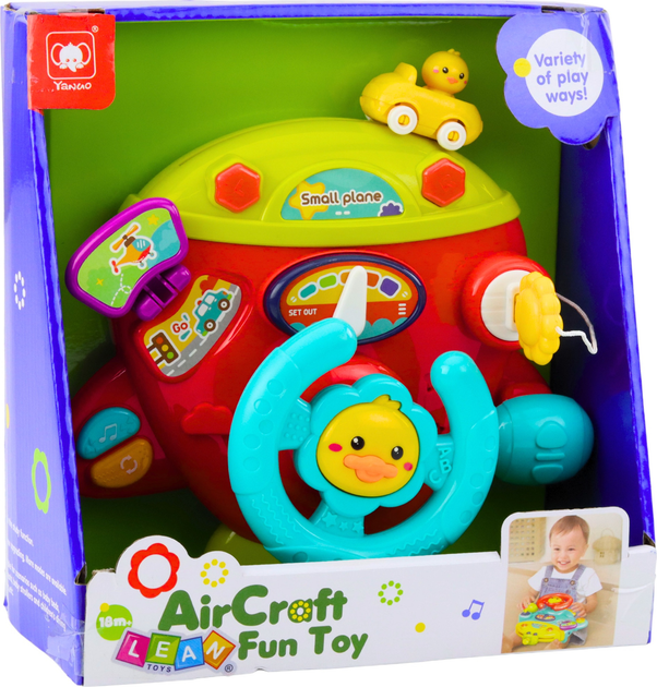 Літак LEAN Toys багатофункціональна дошка 22667 (5905991050162)) - зображення 1