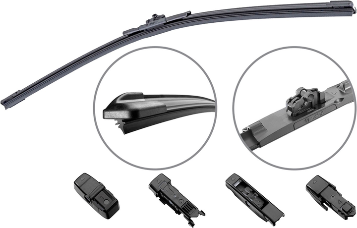 Щітка склоочисника безкаркасна Bosch AeroTwin Plus 19" (475 мм) (3 397 006 946) - зображення 1