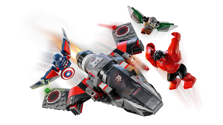 Конструктор LEGO Super Heroes Капітан Америка проти Червоного Галка — битва 223 елемента (76292) - зображення 4