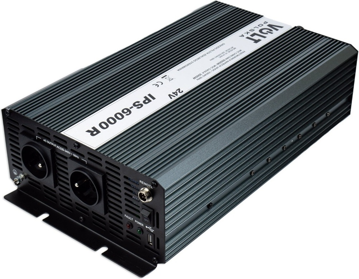 Перетворювач напруги Volt Polska IPS 6000 R 24VDC/230VAC 3000W (3IR600024R) - зображення 2