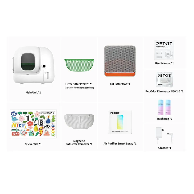 Samoczyszcząca kuweta dla kota PetKit Pura MAX 2 PREMIUM (6975069305028) - obraz 11