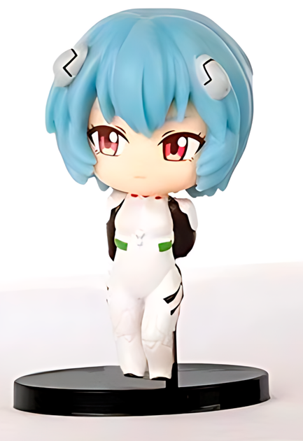 Фігурка Chibi Чібі Rei Ayanami Evangelion Рей Аянамі Євангеліон 10 см Китай CH E C RA 01 - Фото 1 Фігурка Chibi Чібі Rei Ayanami Evangelion Рей Аянамі Євангеліон 10 см Китай CH E C RA 01 - зображення 1