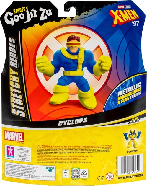 Фигурка Гуджитсу Циклоп Heroes of Goo Jit Zu Cyclops Marvel Studios X-Men '97 - Фото 3 Фигурка Гуджитсу Циклоп Heroes of Goo Jit Zu Cyclops Marvel Studios X-Men '97 - изображение 3