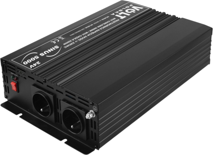 Przetwornica napięcia Volt Polska SINUS 5000 24VDC/230VAC 2500W (3SIP500024) - obraz 1