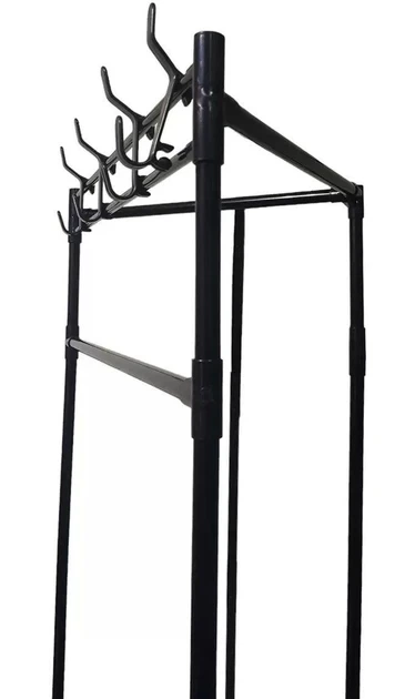 Угловая вешалка для одежды и обуви Corner Coat Rack Multifunctional 10 крючков 4 полки - изображение 5
