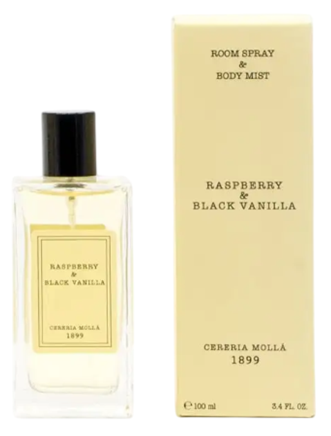 Aromatyczny spray Cereria Molla Raspberry & Black Vanilla 100 ml (8424405012130) - obraz 1
