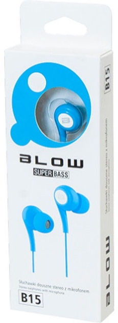 Słuchawki Blow B-15 3.5mm Blue (32-782#) - obraz 3