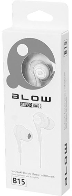 Słuchawki Blow B-15 3.5mm White (32-785#) - obraz 3