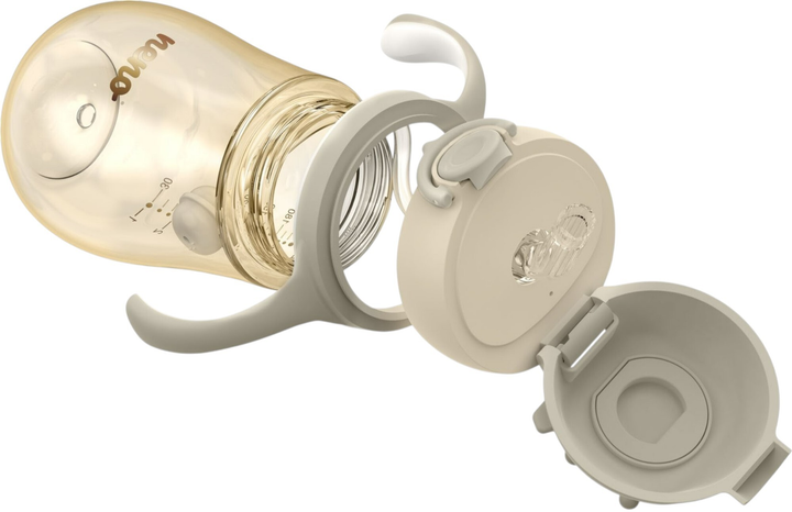 Bidon Neno Mio 2 z obciążoną słomką Brązowy 280 ml (5902479674452) - obraz 8
