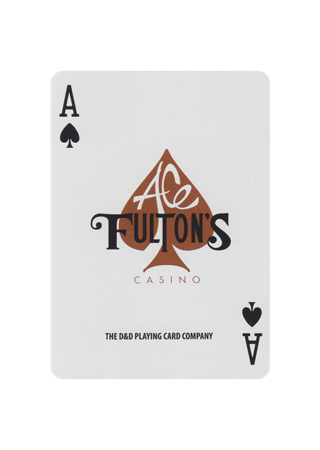 Карти гральні Ace Fulton's Casino, Vintage Back - Orange - зображення 9