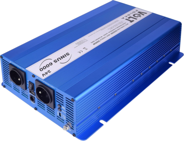 Przetwornica napięcia Volt Polska Sinus Eco 6000 24VDC/230VAC 3000W (3SIPS60002) - obraz 1