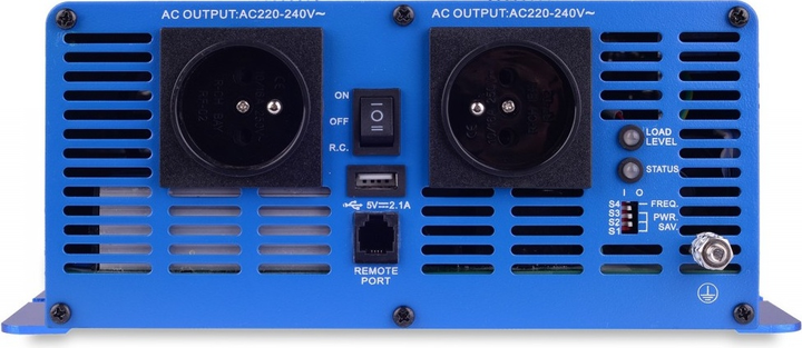Przetwornica napięcia Volt Polska Sinus Eco 6000 24VDC/230VAC 3000W (3SIPS60002) - obraz 3
