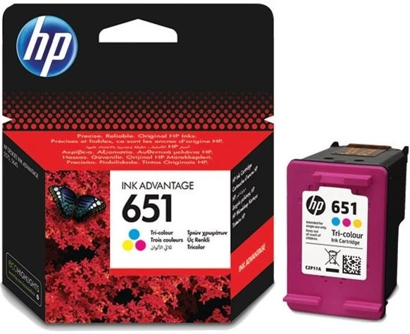Картридж HP №651 (c2p11ae), Color, dj Ink Advantage 5575/5645/OfficeJet 202, oem - Фото 1 Картридж HP №651 (c2p11ae), Color, dj Ink Advantage 5575/5645/OfficeJet 202, oem - зображення 1