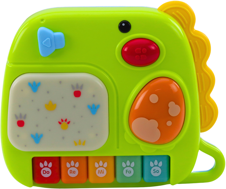 Pianinko LEAN Toys Dinozaur Zielony 22638 (5905991049876) - obraz 3