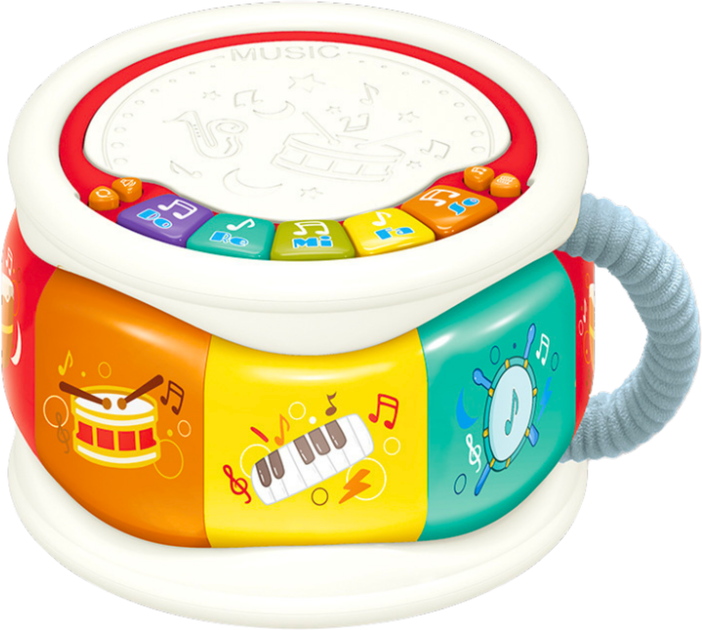 Bębenek LEAN Toys Kolorowy 22715 (5905991050643) - obraz 3