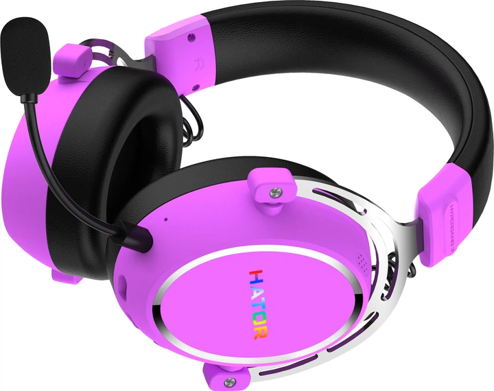Навушники Hator Hypergang 3 Wireless Cyber Violet (8721249230868) - зображення 8
