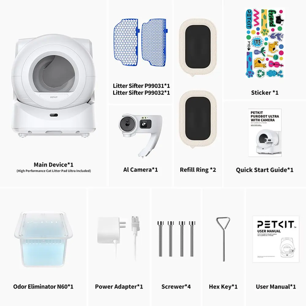 Samoczyszcząca kuweta dla kota PetKit Purobot ULTRA (6975069305523) - obraz 12