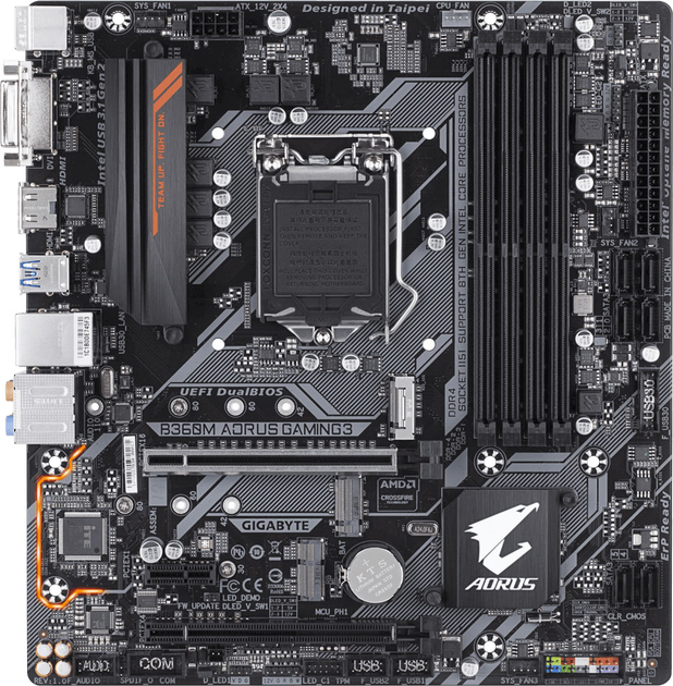 Материнская плата Gigabyte B360M Aorus Gaming 3 (s1151, Intel B360, PCI ...