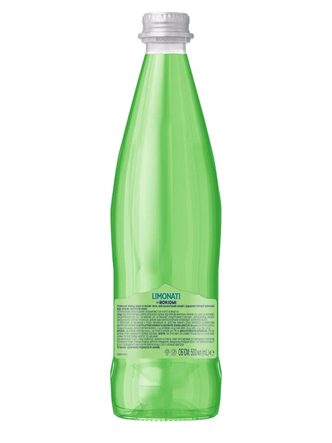 Упаковка сильногазованого лимонаду Borjomi Limonati Тархун 0,5 л х 12 пляшок - изображение 4
