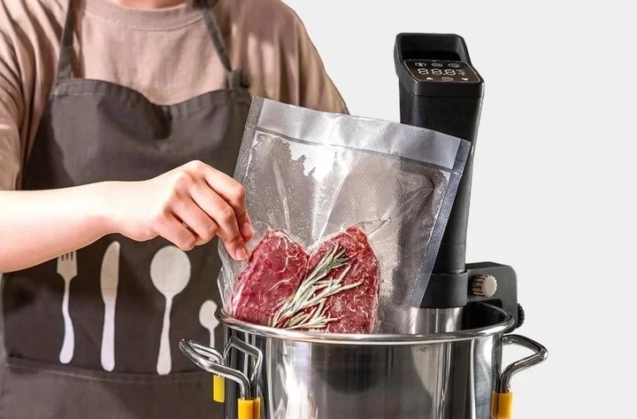 Вакуумные пакеты VACUUM BAG для вакууматора пищевых продуктов 20 х 500 см - изображение 3