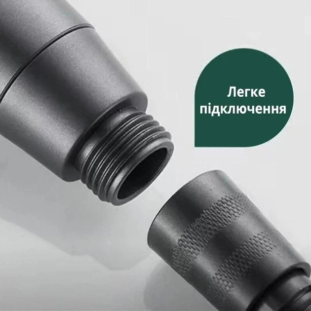 Душевая насадка массажная лейка для душа Turbocharged shower head 4в1 силиконовые массажные шипы - изображение 6