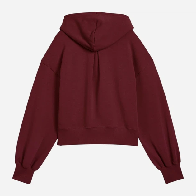 Bluza damska z kapturem Puma Wardrobe Ess Relaxed Cropped Hoodie Tr 62974696 XL Bordowa (4069157387194) - obraz 5