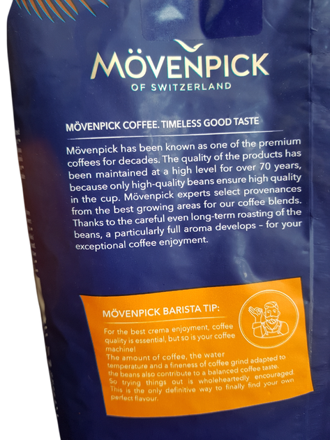 Кава в зернах Movenpick Caffe Crema 500 грамів - зображення 3