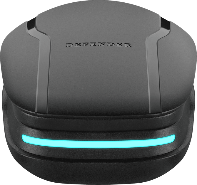 Навушники Defender (63285) CyberDots 285 ігрові TWS, Bluetooth, black Bluetooth 5.4 ANC Чорний - зображення 3
