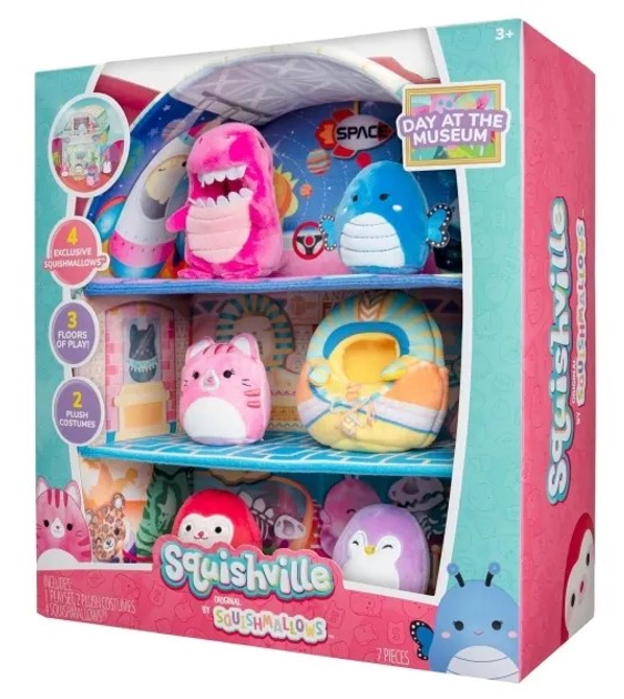 Zestaw Squishmallows Film Squishville Day at the Museum Fall 23 (0191726507123) - obraz 1