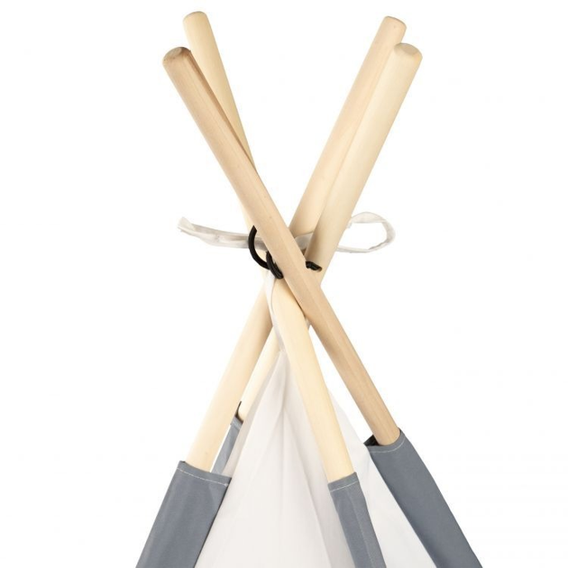 Namiocik tipi wigwam EcoToys pełna podłoga domek dla dzieci 8112 (6958868881122) - obraz 3