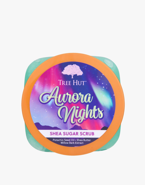 Peeling cukrowy do ciała Tree Hut Aurora Nights Shea Sugar 510 g (075371003790) - obraz 3