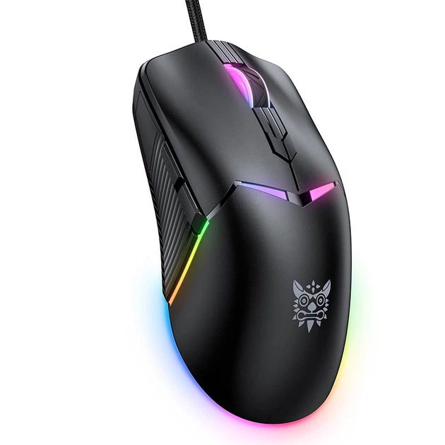 Миша Onikuma RGB Wired Gaming Mouse CW929 |400/800/1600/3200/6400 DPI| Колір white - изображение 14