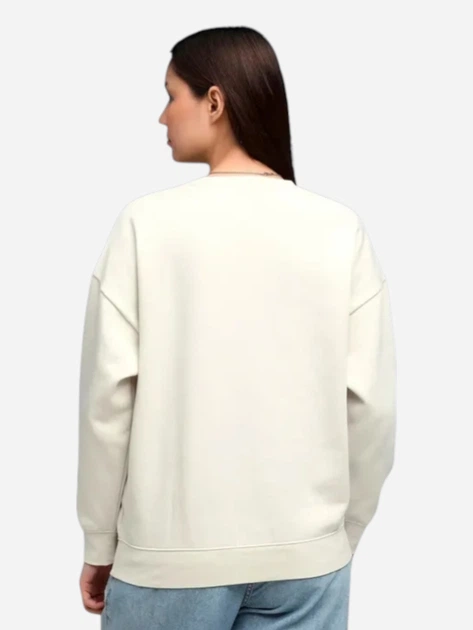 Світшот оверсайз утеплений на флісі жіночий Puma Ess Oversized Crew Fl 68540087 2XS Білий (4067983687419) - зображення 2
