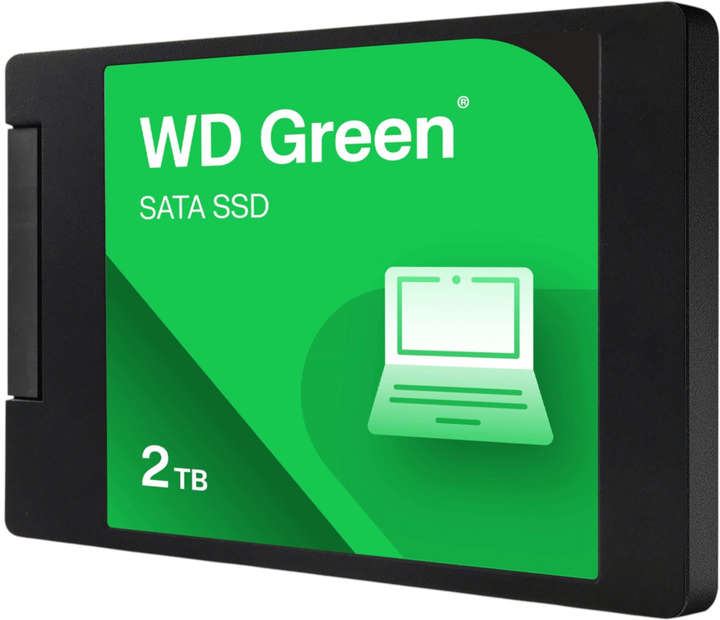 SSD диск Western Digital Green 2TB 2.5" SATAIII 3D NAND TLC (WDS200T5G0A) - зображення 2