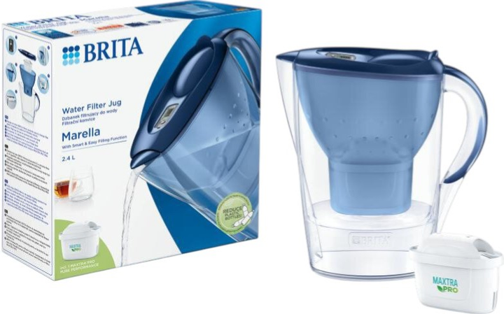 Dzbanek filtrujący Brita Marella Niebieski + 3 wkłady Maxtra Pro Pure Performance - obraz 4