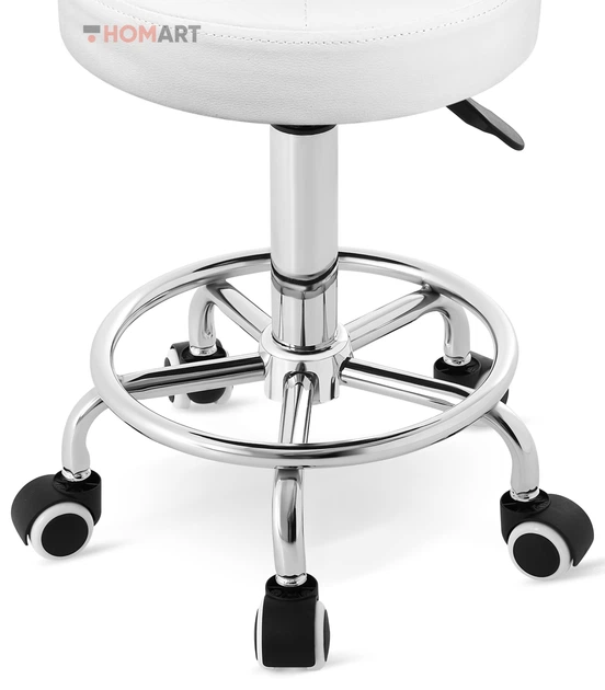 Стульчик мастера на колесиках Homart 687PS белый (9784) - изображение 4