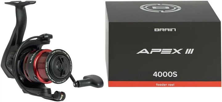 Катушка Brain Apex III Feeder 4000S 5+1BB 4.9:1 - Фото 4 Катушка Brain Apex III Feeder 4000S 5+1BB 4.9:1 - изображение 4