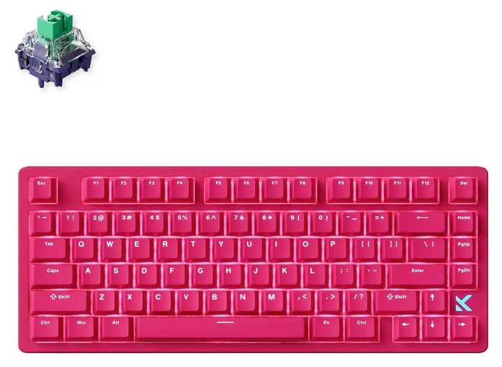 Игровая клавиатура MCHOSE Jet 75 Rose Red с переключателями Kailh