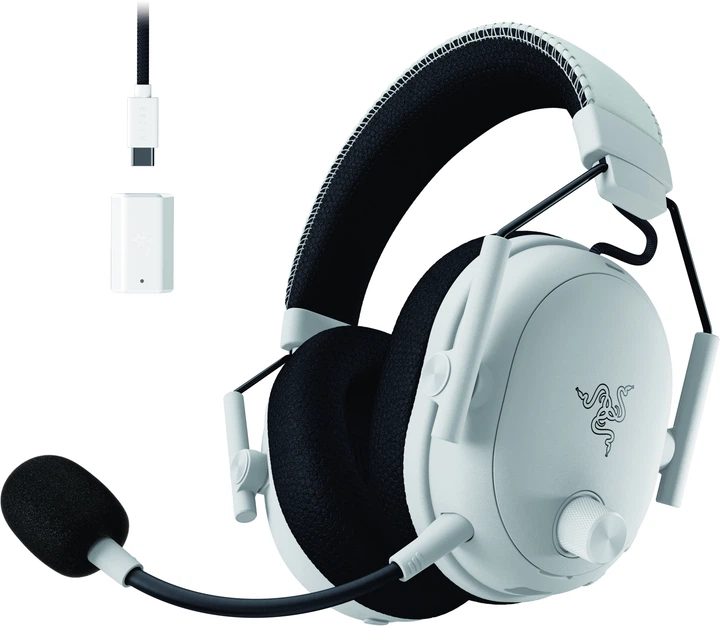 Навушники Razer Blackshark V3 Pro Wireless White (RZ04-05400200-R3M1) - зображення 2