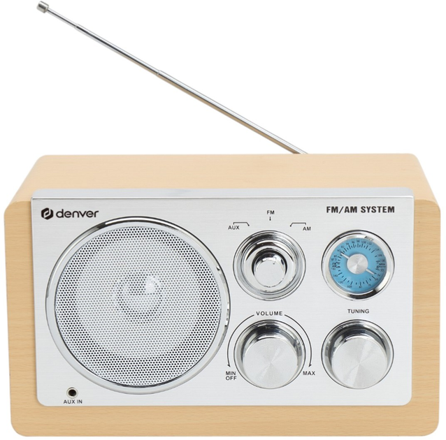 Odbiornik radiowy Denver TR-63LW Ligthwood (5706751076503) - obraz 1