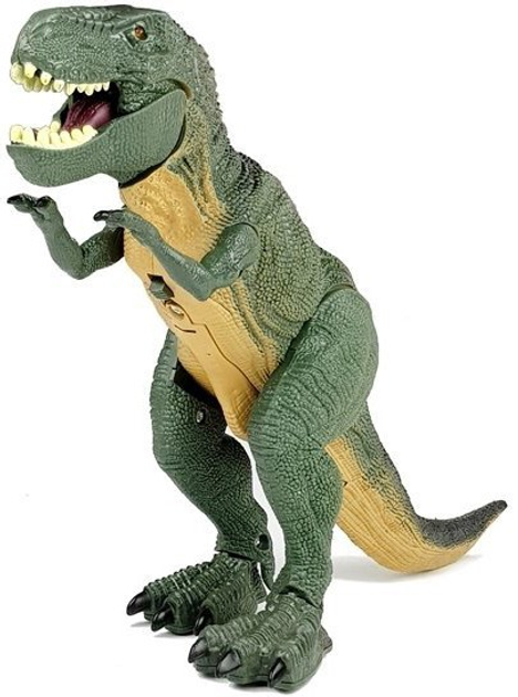 Динозавр LEAN Toys Тиранозавр рухається та ричить на батарейках Зелений 4077 (5907625580687) - зображення 3
