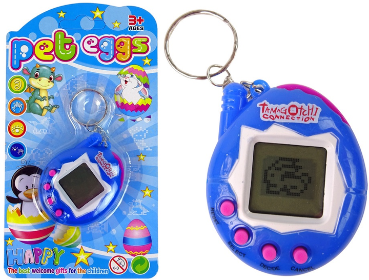 Gra elektroniczna LEAN Toys Tamagotchi zwierzątko Niebieski 12680 (5905214977184) - obraz 2
